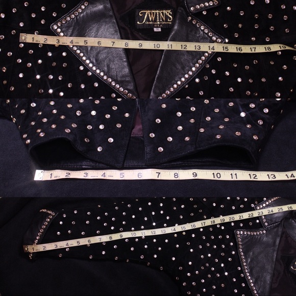 Vintage Black Suede Bolero Jacket - Picture 5 of 7